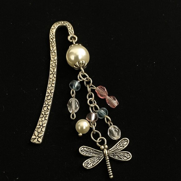 Dragonfly Beaded Bookmark – Gift for Book Lovers - Picture 2 of 2